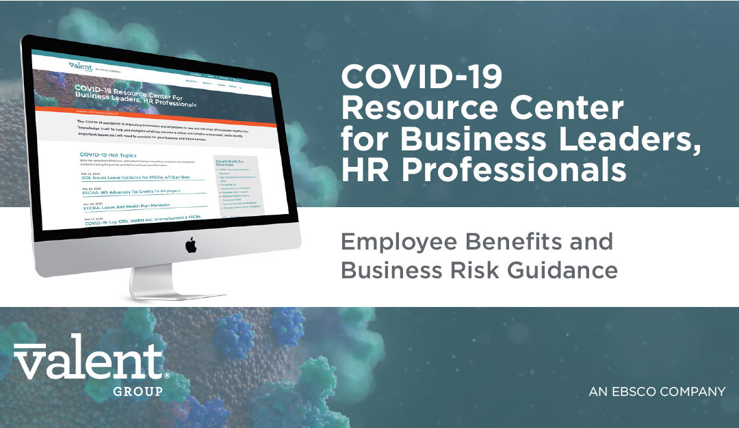New COVID-19 Resource Center for Business Leaders, HR Professionals